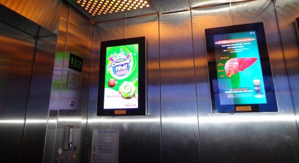 Loại hình quảng cáo thang máy phổ biến hiện nay
